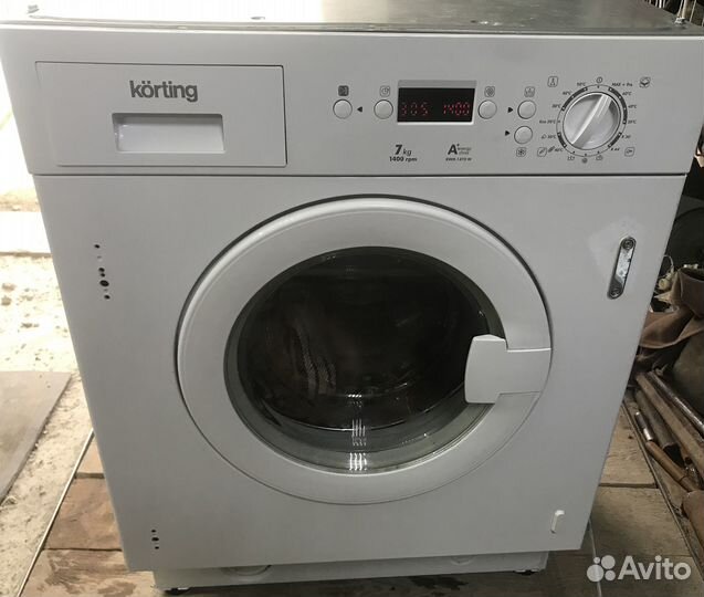 Стиральная машина Korting 7 кг встраиваемая