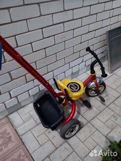 Детский трехколесный велосипед бу