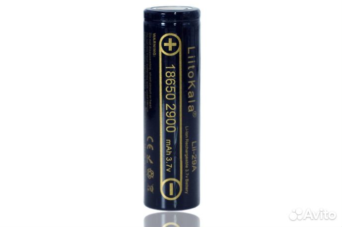 Аккумулятор 18650 2900мАч 3.7В 29A LiitoKala