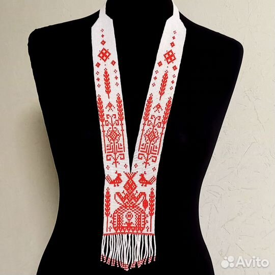 Гердан из бисера