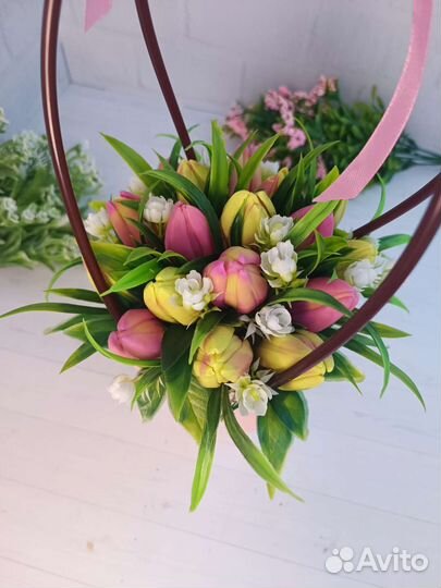 Мыло ручной работы цветы