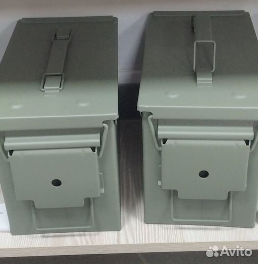 Ящик под патроны армии США оригинал, сталь, олива