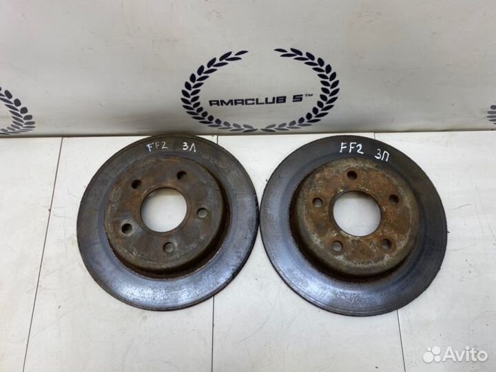 Комплект задних тормозных дисков Ford Focus 2 купе