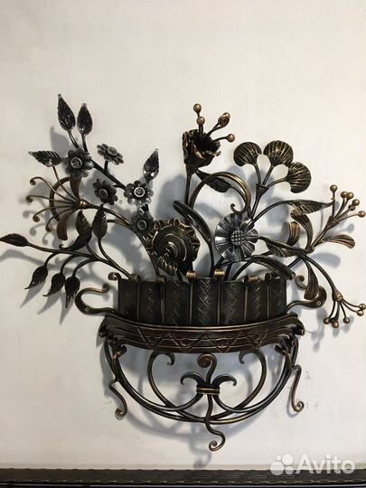 Кованый букет полевых цветов