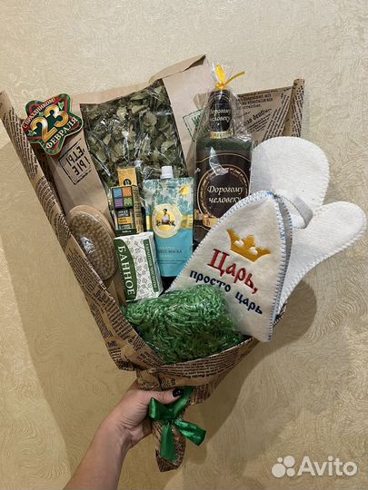 Банный букет, подарок мужчине на 23 февраля