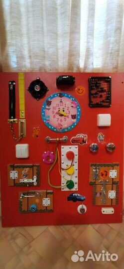 Бизиборд доска - развивающая доска