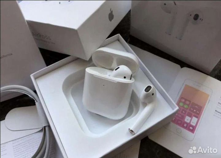 Беспроводные наушники apple airpods 2