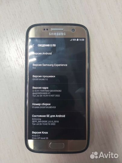 Телефон Samsung galaxy s7