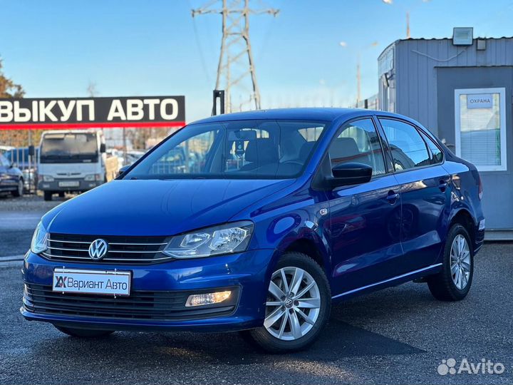 Volkswagen Polo 1.6 AT, 2019, 98 000 км