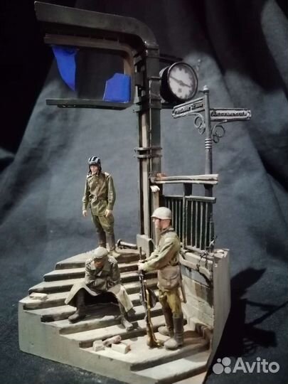 Сборная модель, диорама, 1/35 из смолы