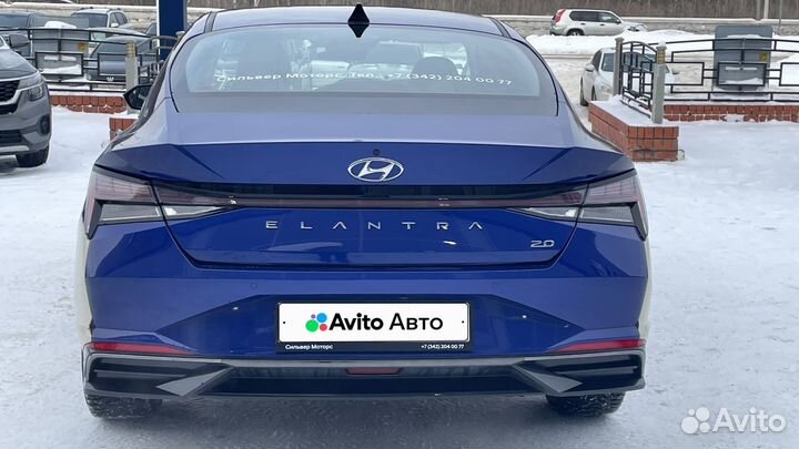 Hyundai Elantra 2.0 AT, 2020, 4 348 км