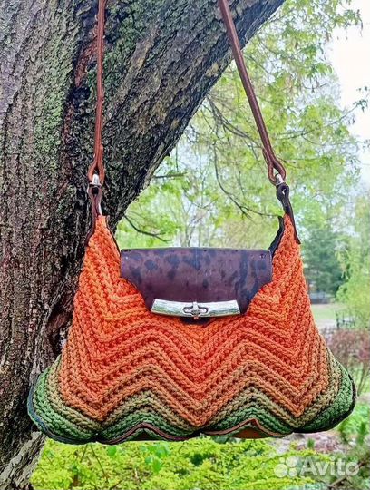Сумка женская вязаная