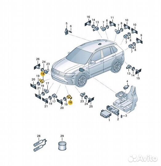 Датчик abs Skoda Octavia 5E3 CZD199339 2018