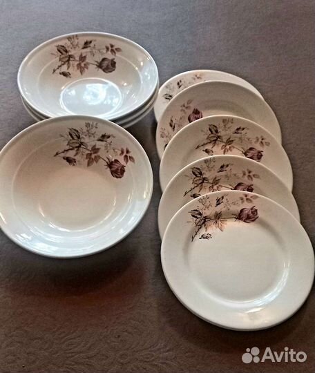 Тарелки посуда СССР кфз