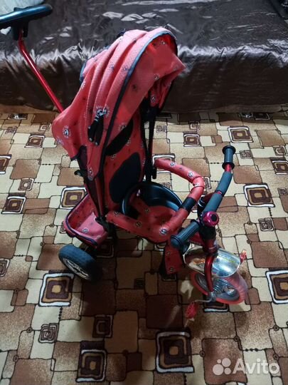 Велосипед с ручкой 2 в 1