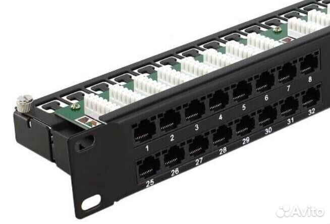 Патч панели 12 24 48 19