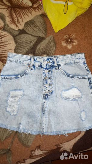 Юбка джинсовая