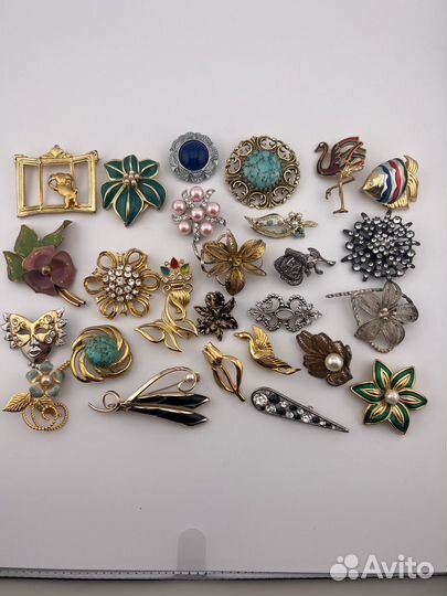 Брошь винтаж СССР Чехия Германия