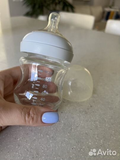 Детские бутылочки avent стекло