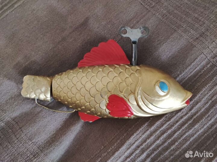 Игрушка СССР рыба 60-е годы