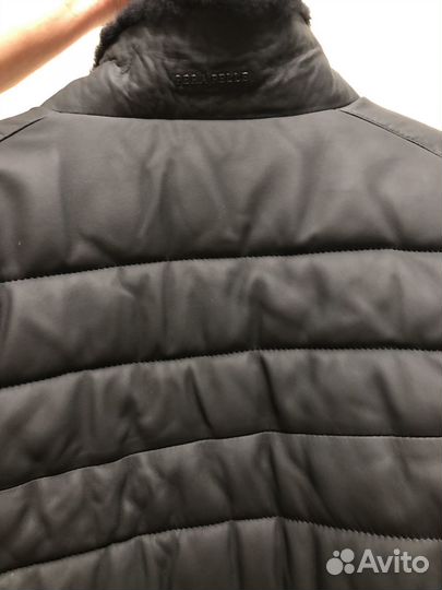 60 рзмер Куртка кожаная мужская зимняя