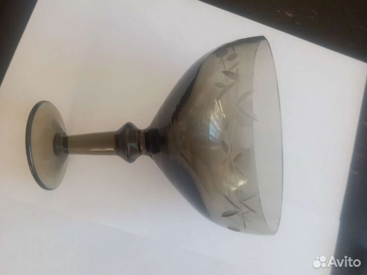 Ваза СССР цветное стекло