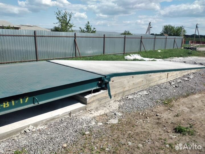 Автомобильные весы 60 тонн 12 метров (без рамы)