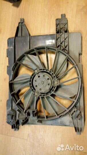 Диффузор в сборе рено сценик 2