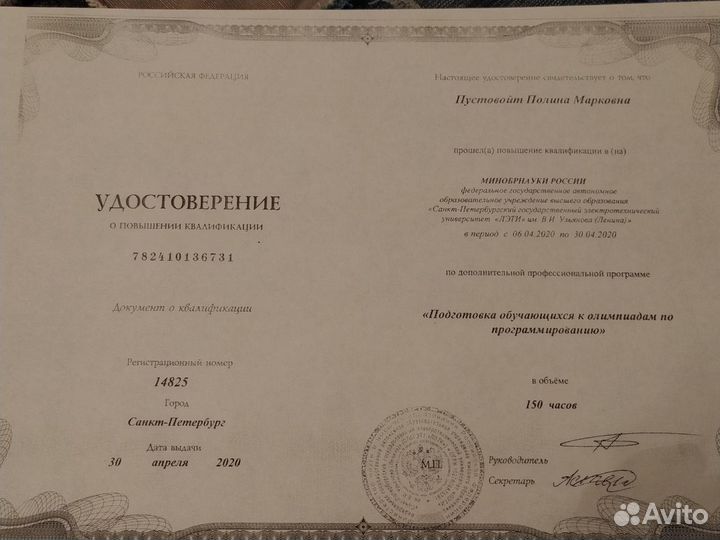 Репетитор по программированию и информатике