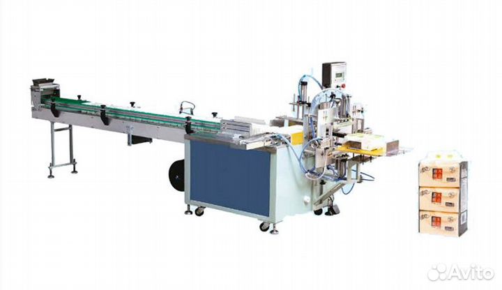 Станок для упаковки вытяжных салфеток