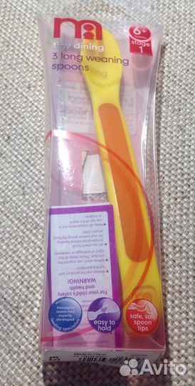 Ложечка новая Mothercare, контейнеры