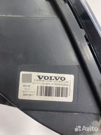Фара левая Volvo XC90II 2018 31677038 31656987