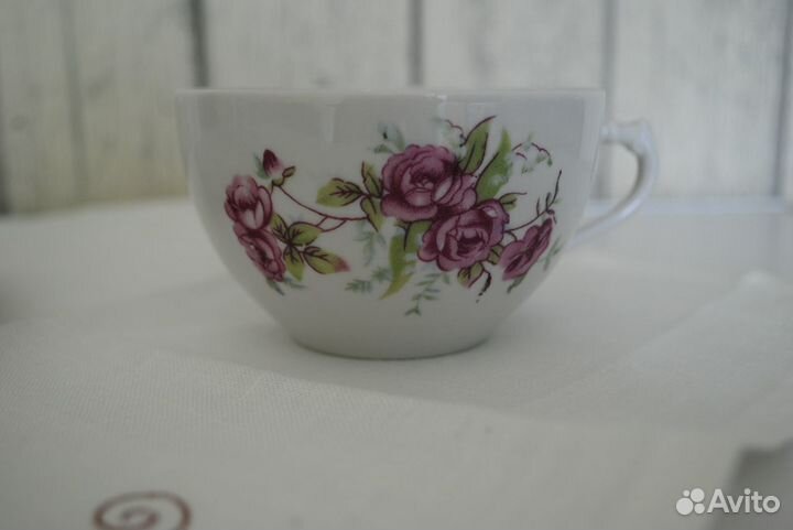Чайная пара раритет фарфор