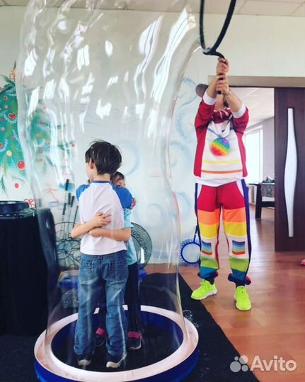 Шоу мыльных пузырей