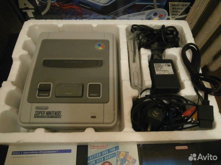 Игровая приставка Super Nintendo Pal snes 16bit