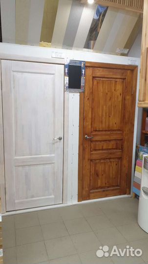 Двери из массива северной сосны с термошвами