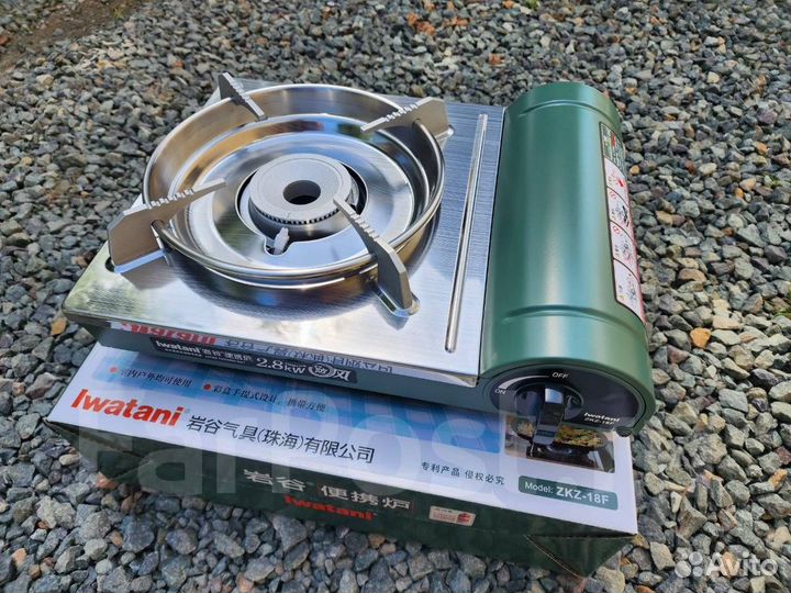 Портативная газовая плита Iwatani с ветрозащитой