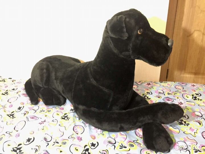 Большая мягкая игрушка собака