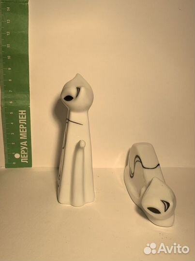 Статуэтки фарфоровые «Кошки» 2 шт