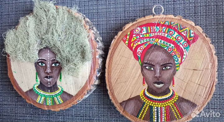 Картина на спиле дерева