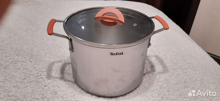 Кастрюля из нержавейки 5 литров tefal