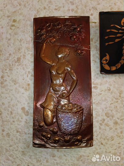 Чеканка медная СССР