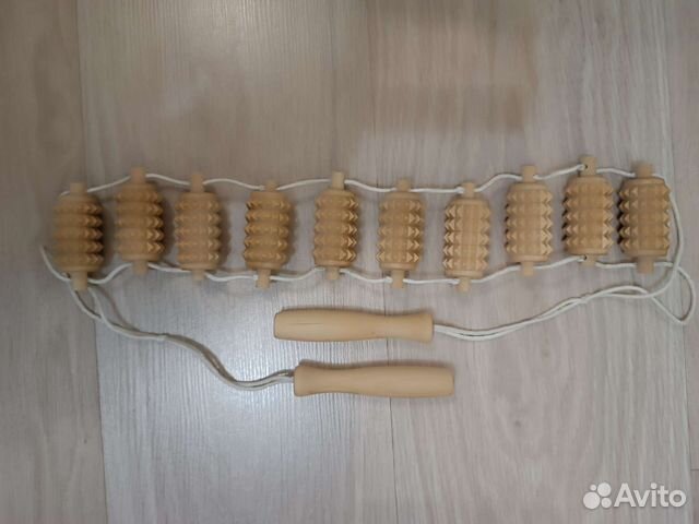 Массажер для шеи и спины, деревянный