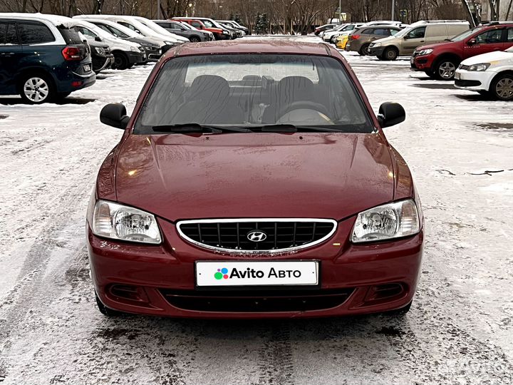 Hyundai Accent 1.5 МТ, 2005, 294 500 км