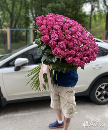 Высокие розы всех цветов