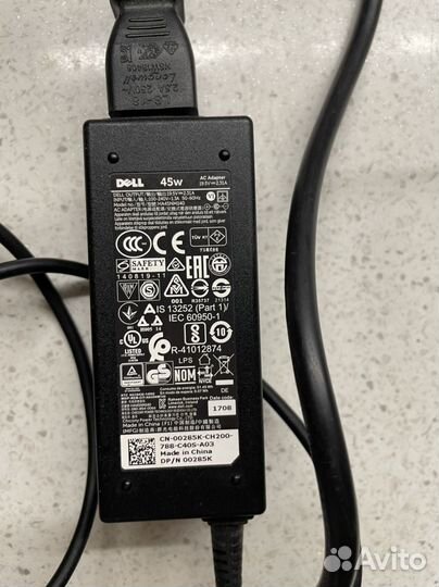 Зарядка от ноутбука dell