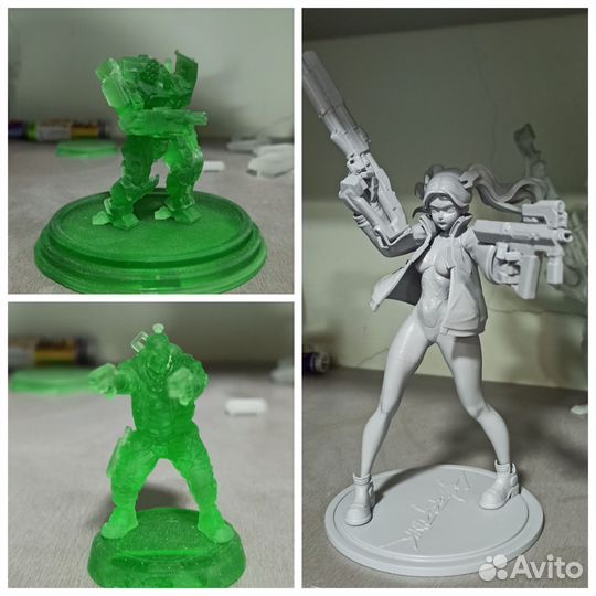 3D печать из фотополимерной смолы (SLA,3д печать)