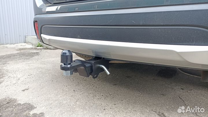 Фаркоп на Mitsubishi Outlander 3, шар под квадрат