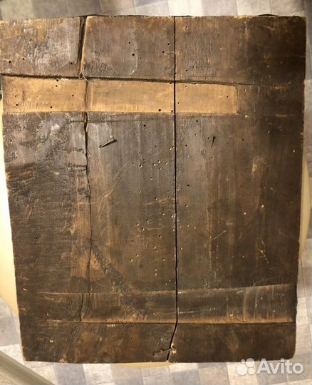 Икона старинная Казанской Божией Матери