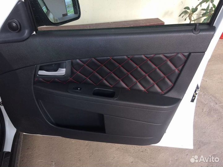 Lada Priora вставки карт дверей